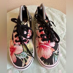 Vans Hawaiian Floral Sneakers Womens size 7